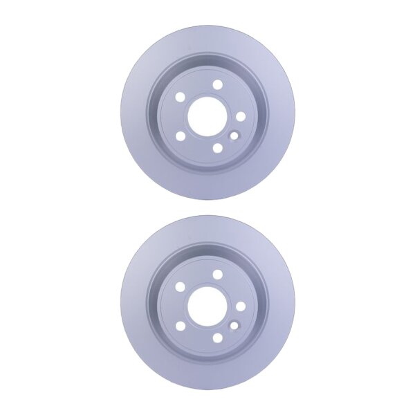 2 Brake Discs full Ø 63.6 mm 12 mm HELLA suitable for e.g. VOLVO V70