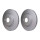 2 Brake Discs internally ventilated Ø 63.6 mm 25 mm HELLA for VOLVO V40