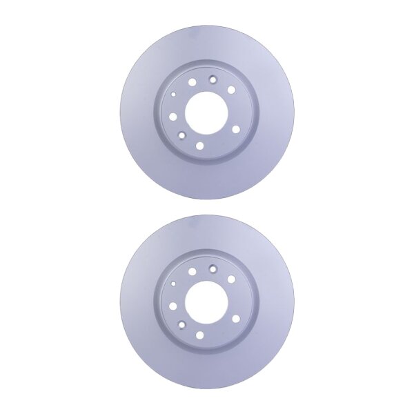 2 Brake Discs internally ventilated Ø 72 mm 24 mm HELLA fits MAZDA RX-8