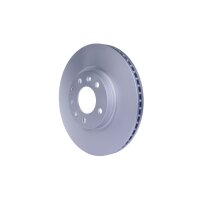 2 Brake Discs internally ventilated Ø 72 mm 24 mm HELLA fits MAZDA RX-8