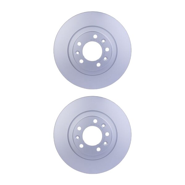 2 Bremsscheiben voll Ø 71,1 mm 12 mm HELLA passend für u.a. PEUGEOT 3008