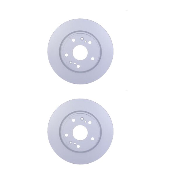 2 Brake Discs internally ventilated Ø 62 mm 22 mm HELLA suitable for SUZUKI SX4