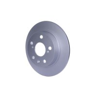 2 Brake Discs full Ø 62 mm 9 mm HELLA suitable for SUZUKI SX4 and others