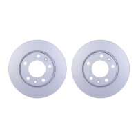 2 Brake Discs full Ø 71 mm 10 mm HELLA suitable...