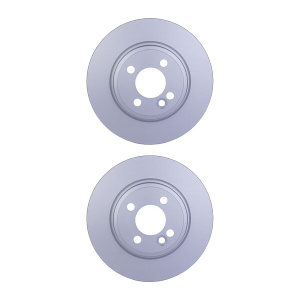 2 Brake Discs internally ventilated Ø 64.1 mm 22 mm HELLA for e.g. MINI MINI