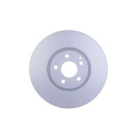Front brake disc HELLA PAGID for MERCEDES E-KLASSE