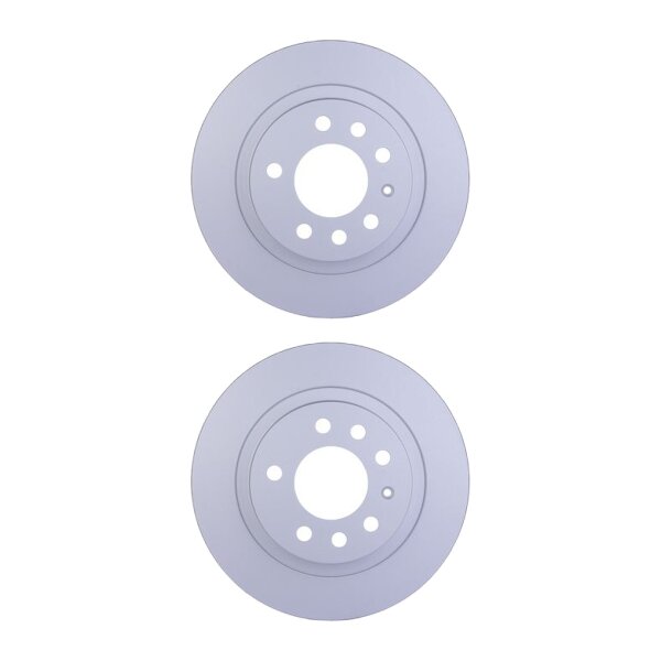 2 Bremsscheiben voll Ø 70 mm 12 mm HELLA passend für OPEL GT