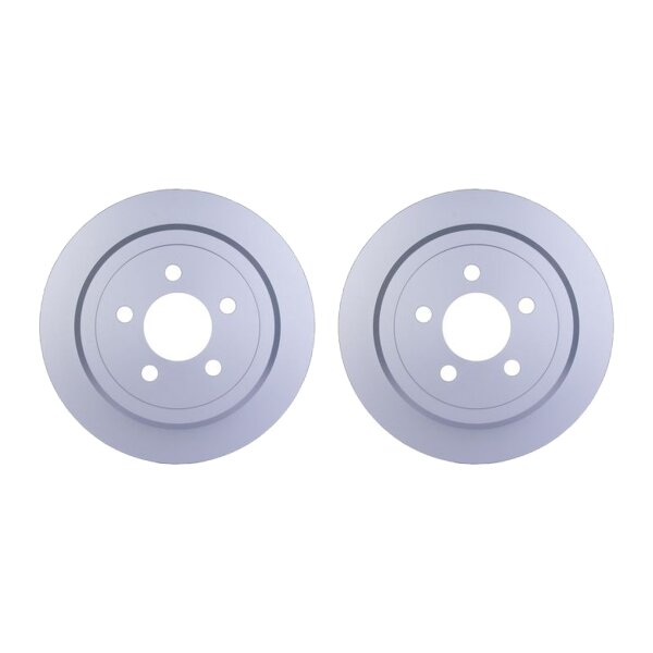 2 Bremsscheiben voll Ø 72,1 mm 12 mm HELLA passend für u.a. DODGE NITRO