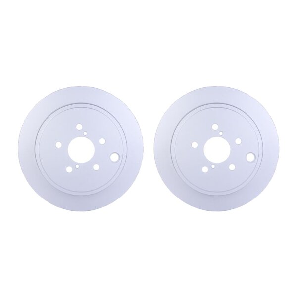 2 Brake Discs internally ventilated Ø 58.1 mm 18 mm HELLA for SUBARU OUTBACK