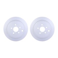 2 Brake Discs internally ventilated Ø 58.1 mm 18...