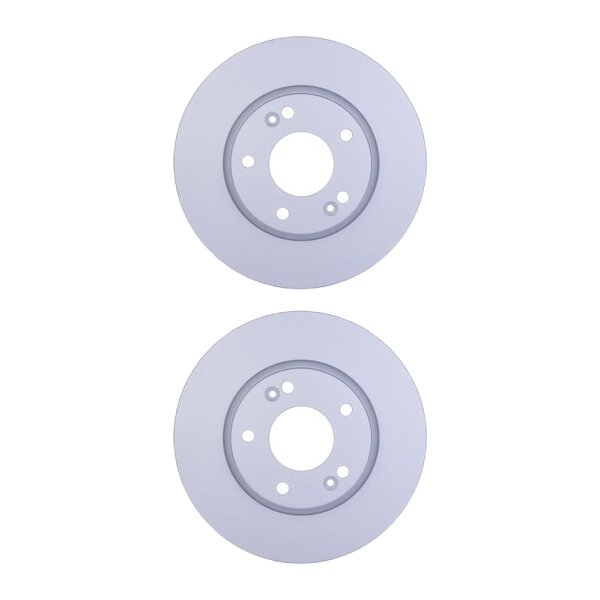 2 Brake Discs internally ventilated Ø 69 mm 26 mm HELLA for e.g. KIA CARENS