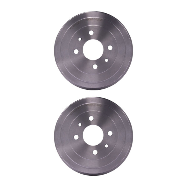 2 Brake Drums Ø 250 mm Ø 13.2 mm HELLA for e.g. LANCIA YPSILON