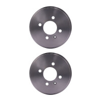 2 Brake Drum Ø 211 mm Ø 13.7 mm HELLA for...