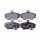 Brake pad set, front brake disc HELLA PAGID for VOLVO 440