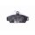 Brake pad set, front brake disc HELLA PAGID for MG ROVER MG TF MGF