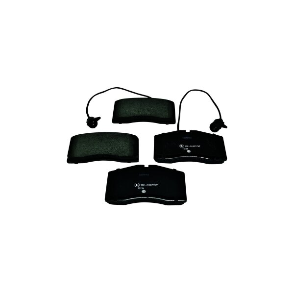 Bremsbelagsatz Scheiben mit Verschleißwarnkontakt 17,3 mm HELLA für AUDI A8