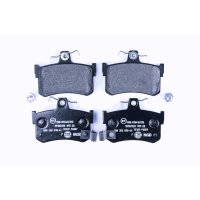 Brake pad set, rear brake disc HELLA PAGID for MG ROVER