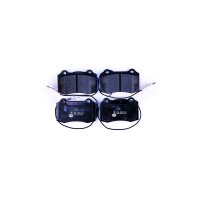 Brake pad set discs with wear warning contact 18 mm HELLA...