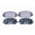 Brake pad set, front brake disc HELLA PAGID for AUTOBIANCHI FIAT LANCIA SEAT
