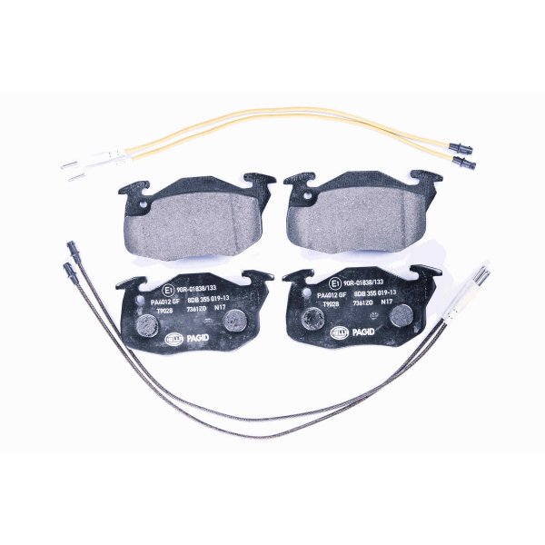 Brake pad set, front brake disc HELLA PAGID for CITROEN MEGA PEUGEOT