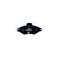 Brake pad set with wear warning contact 17 mm HELLA for...