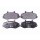 Brake pad set, front brake disc HELLA PAGID for OPEL RENAULT VAUXHALL