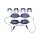 Brake pad set, rear brake disc HELLA PAGID for ABARTH FIAT KIA