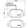 Brake pad set, rear brake disc HELLA PAGID for ABARTH FIAT KIA