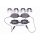 Brake pad set, rear brake disc HELLA PAGID for ABARTH FIAT KIA