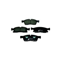 Brake pad set discs with wear warning indicator 19 mm...