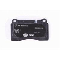 Brake pad set brake disc HELLA PAGID for ASTON MARTIN AUDI