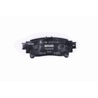 Brake pad set, rear brake disc HELLA PAGID for LEXUS TOYOTA