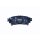 Brake pad set, rear brake disc HELLA PAGID for LEXUS TOYOTA