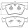 Brake pad set, front brake disc HELLA PAGID for MERCEDES M-CLASS