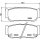 Brake pad set, rear brake disc HELLA PAGID for KIA SSANGYONG