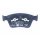 Brake pad set, front disc brake HELLA PAGID for BENTLEY CONTINENTAL