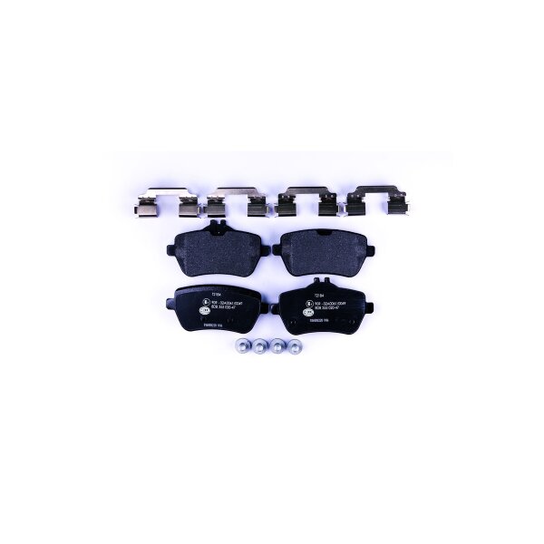 Bremsbelagsatz Scheibenbremse mit Verschleißwarnanzeige 18,8 mm HELLA für MB SL