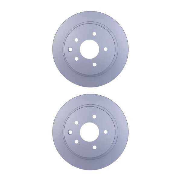 2 Brake Discs full Ø 68 mm 9 mm HELLA suitable for e.g. NISSAN JUKE