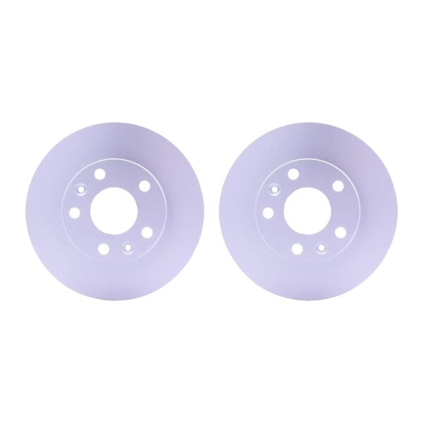 2 Bremsscheiben innenbelüftet Ø 68 mm 22,4 mm HELLA für u.a. DACIA DUSTER