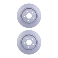 2 Brake Discs full Ø 63.5 mm 11 mm HELLA suitable...