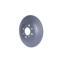 2 Brake Discs full Ø 61 mm 9 mm HELLA suitable for e.g. HONDA INSIGHT