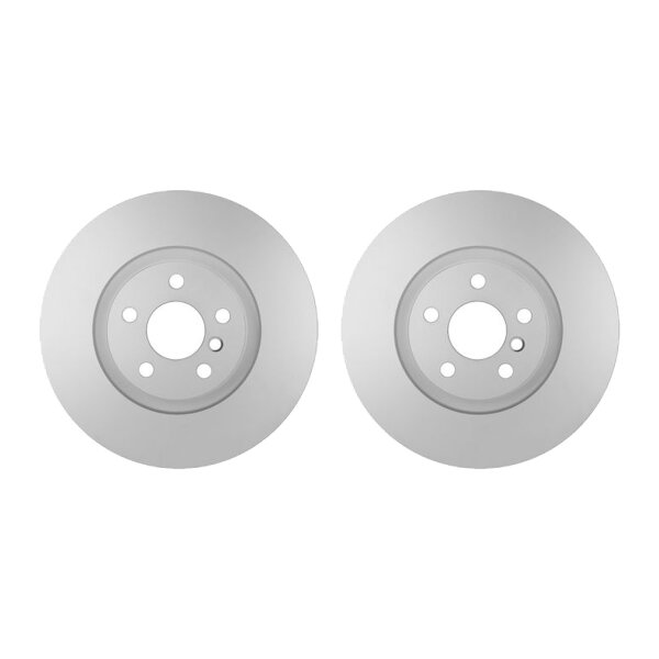 2 Brake Discs internally ventilated Ø 67 mm 24 mm HELLA suitable for BMW X1