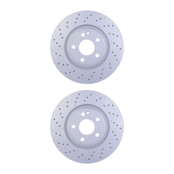 2 Brake Discs full Ø 67 mm 10 mm HELLA suitable for e.g. BMW 2 Series