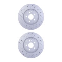 2 Brake Discs full Ø 67 mm 10 mm HELLA suitable...