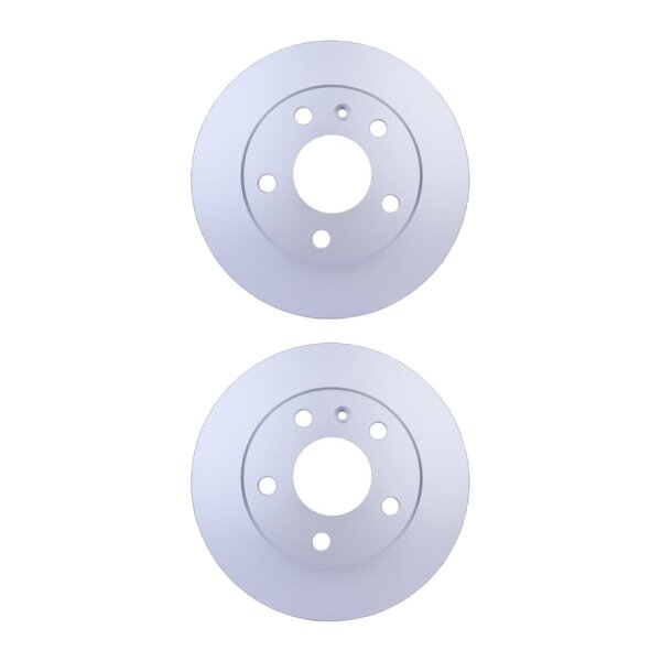 2 Bremsscheiben voll Ø 65,5 mm 10 mm HELLA passend für u.a. OPEL ZAFIRA