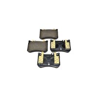 Brake pad set discs with wear warning 18.1 mm HELLA for...