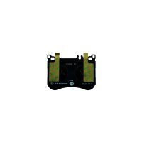 Brake pad set discs with wear warning 18.1 mm HELLA for...