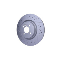 2 Brake Discs internally ventilated Ø 64.1 mm 22 mm HELLA for e.g. MINI MINI