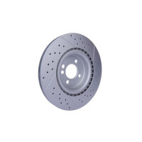 2 Brake Discs internally ventilated Ø 64.1 mm 22 mm HELLA for e.g. MINI MINI