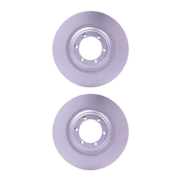 2 Brake Discs internally ventilated Ø 88 mm 27 mm HELLA for ISUZU D-MAX